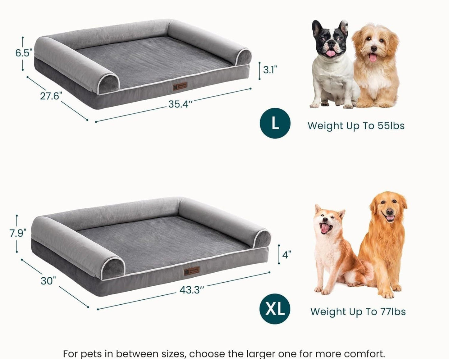 Lit Orthopédique pour Chien